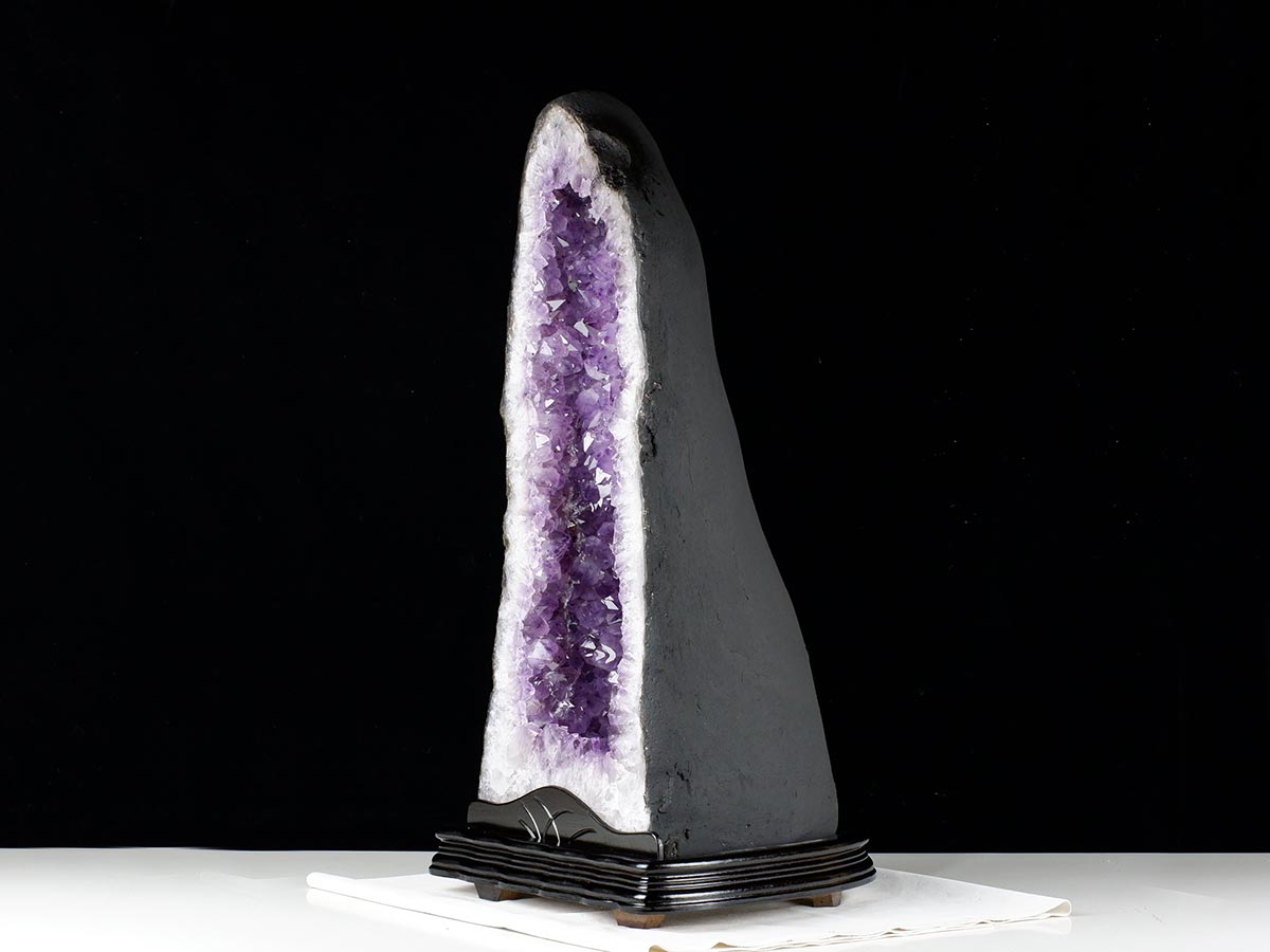 28Kg アメジストドーム ブラジル産 アメジスト ドーム 原石 置物 台座