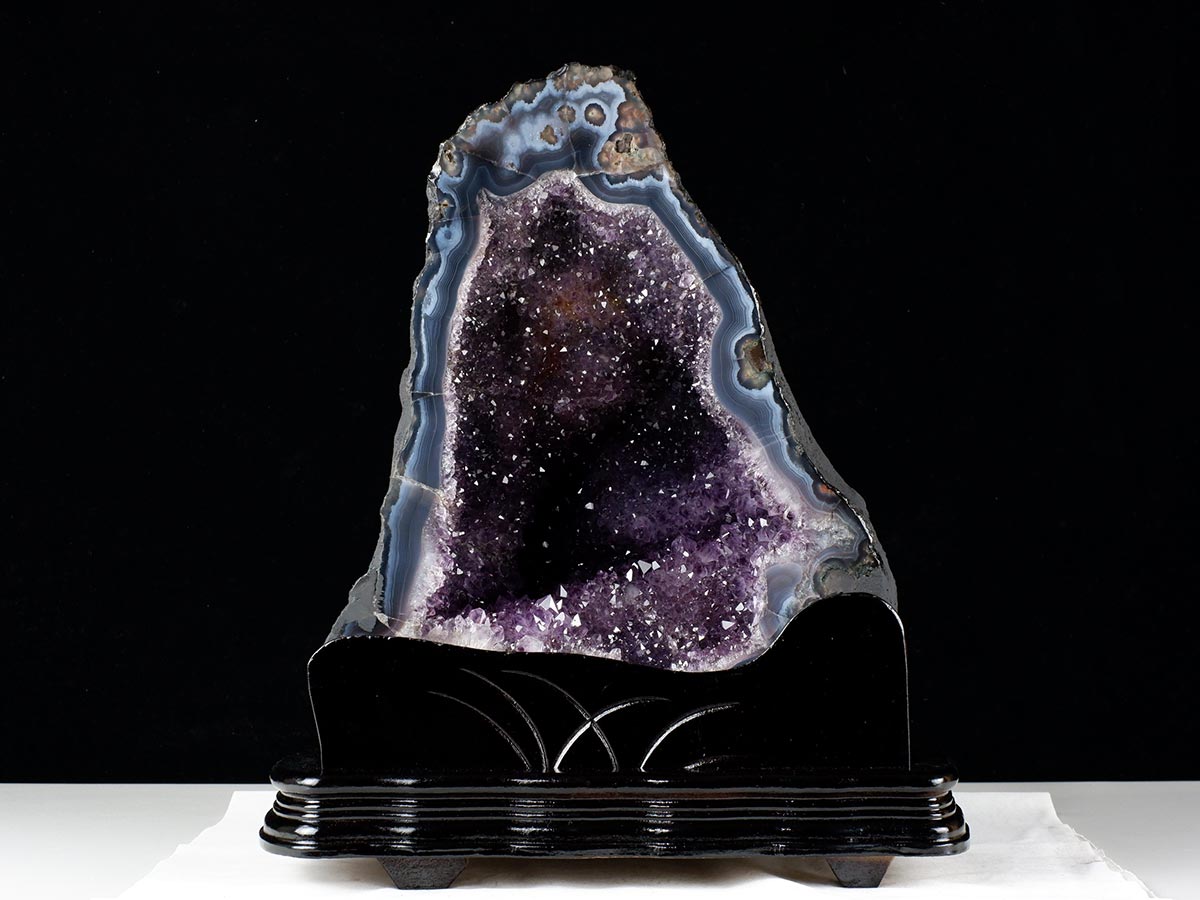 12.8Kg アメジストドーム ブラジル産 アメジスト ドーム 原石 置物