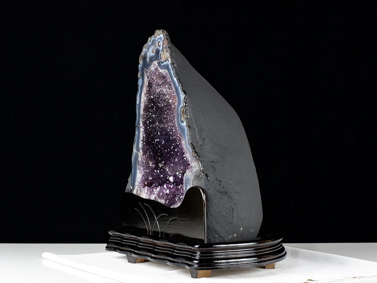 12.8Kg アメジストドーム ブラジル産 アメジスト ドーム 原石 置物