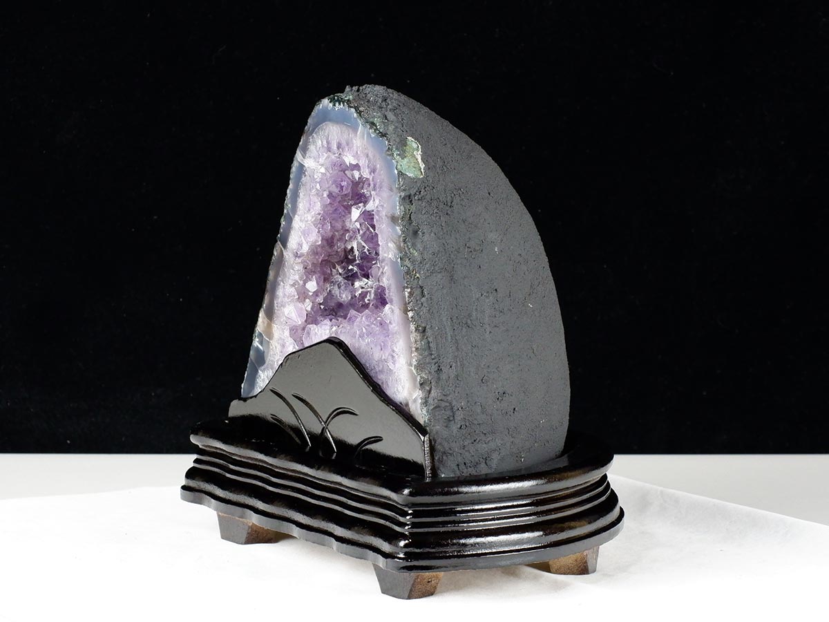 3.8Kg アメジストドーム ブラジル産 アメジスト ドーム 原石 置物 台座