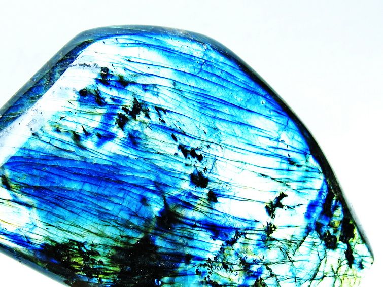 ラブラドライト 原石 台座付属 一点物 送料無料 181-4251 : 天然石