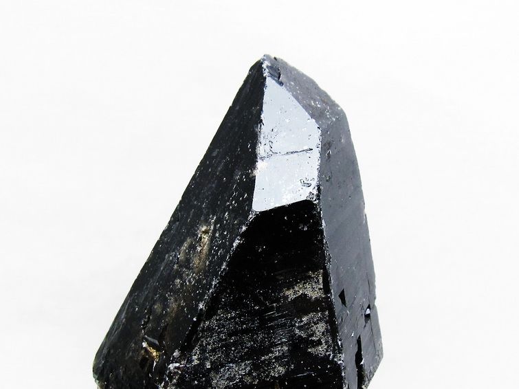 1.2Kg モリオン 原石 黒水晶 山東省産 台座付属 一点物 送料無料 181