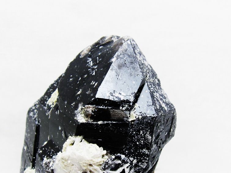 モリオン 原石 黒水晶 山東省産 台座付属 一点物 送料無料 181-4506