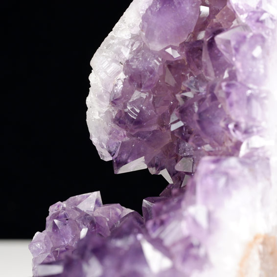 アメジスト クラスター ウルグアイ産 原石 amethyst 台座付属 花型