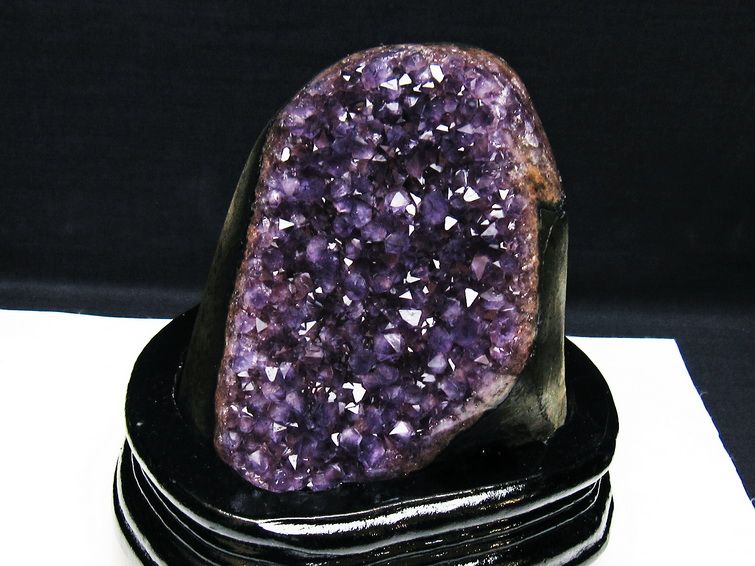 アメジスト クラスター ウルグアイ産 原石 amethyst 一点物 台座付属