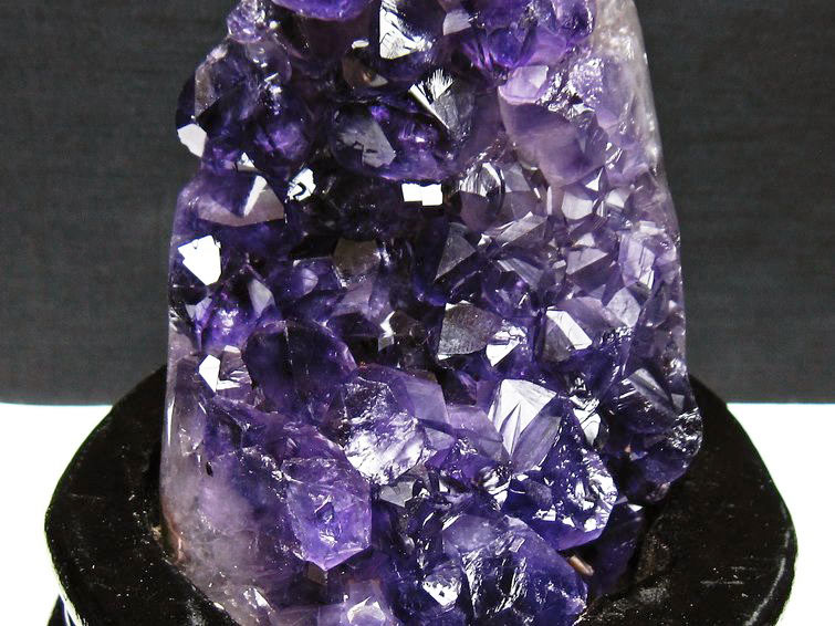 アメジスト クラスター ウルグアイ産 原石 amethyst 一点物 台座付属