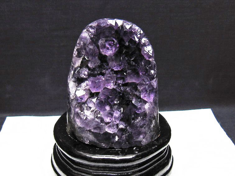 アメジスト クラスター ウルグアイ産 原石 amethyst 一点物 台座付属