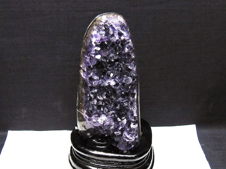 アメジスト クラスター ウルグアイ産 原石 amethyst 一点物 台座付属