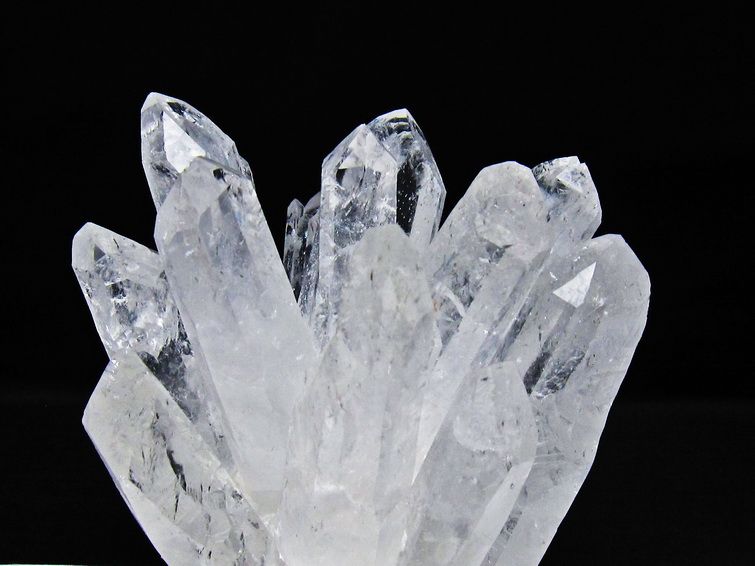 1.1Kg 水晶 クラスター 原石 台座付属 一点物 送料無料 182-8366