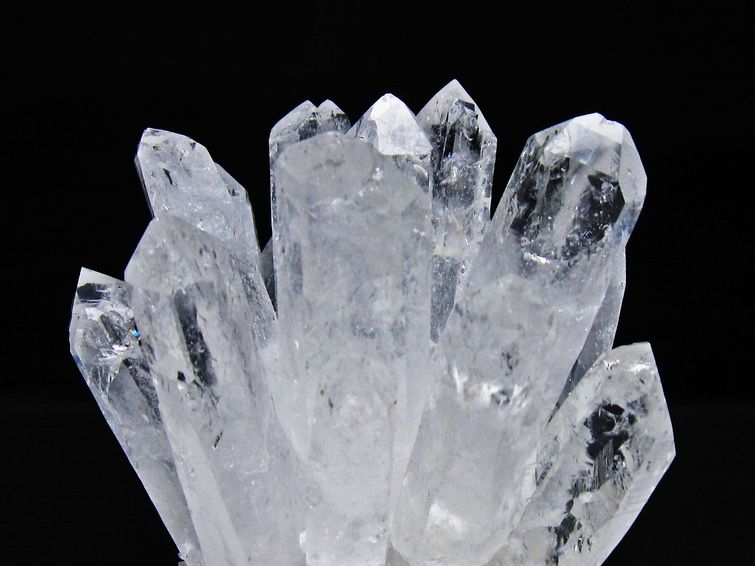 1.1Kg 水晶 クラスター 原石 台座付属 一点物 送料無料 182-8366