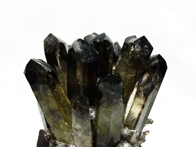 漆黒高品質✨ モリオンクラスター 魔除け 木製台座付き 240484002303018-4.jpg