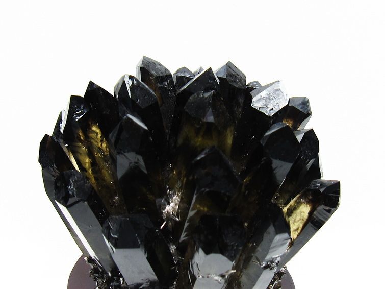 【天然石】台座付きモリオンクラスター1.6kg格安出品 1.6Kg モリオン クラスター 黒水晶 原石 台座付属 一点物 送料無料 182