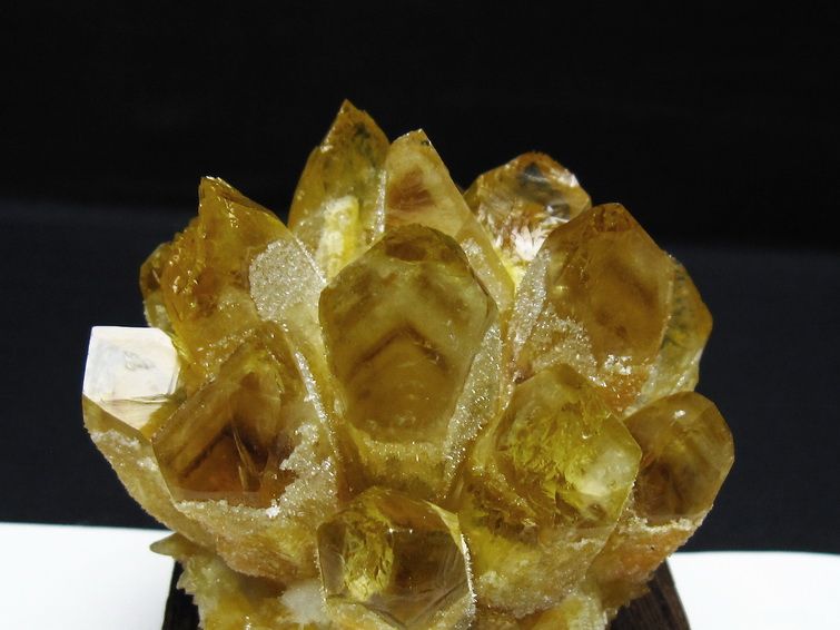 シトリン クラスター シトリンクォーツ 原石 台座付属 一点物 182-8447