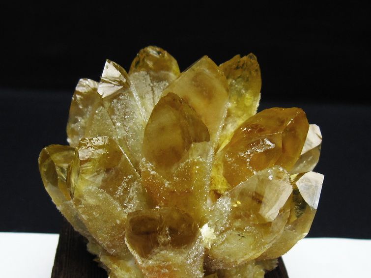 シトリン クラスター シトリンクォーツ 原石 台座付属 一点物 182-8447