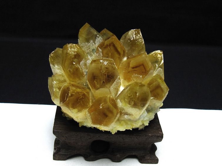 シトリン クラスター シトリンクォーツ 原石 台座付属 一点物 182-8448
