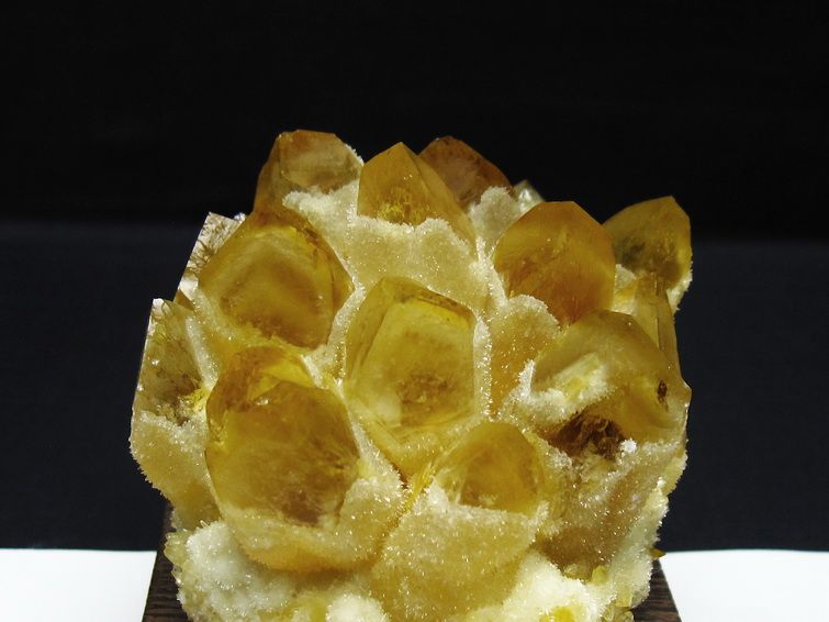 シトリン クラスター シトリンクォーツ 原石 台座付属 一点物 182-8451