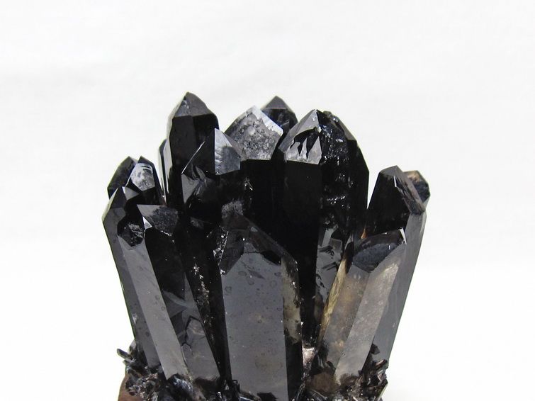 モリオン　黒水晶　クラスター モリオン 原石 黒水晶 クラスター 台座付属 一点物 送料無料 182-8722