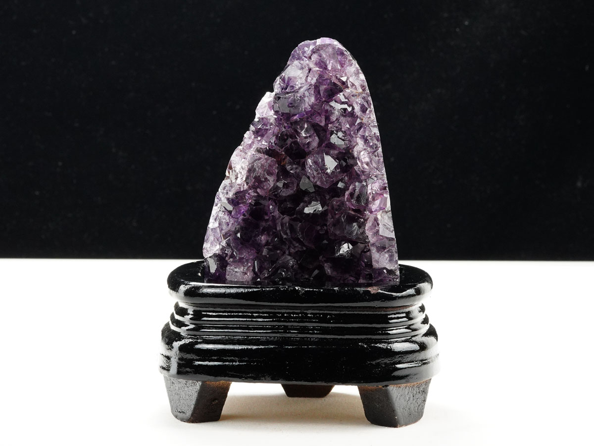 アメジスト クラスター ウルグアイ産 原石 amethyst 台座付属 送料無料