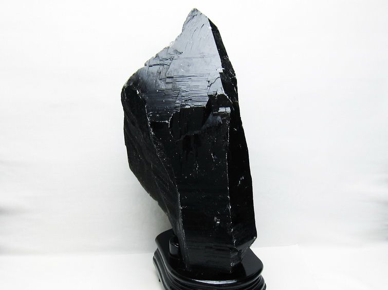 モリオン 7.3Kg 原石 黒水晶 山東省産 台座付属 一点物 送料無料 191