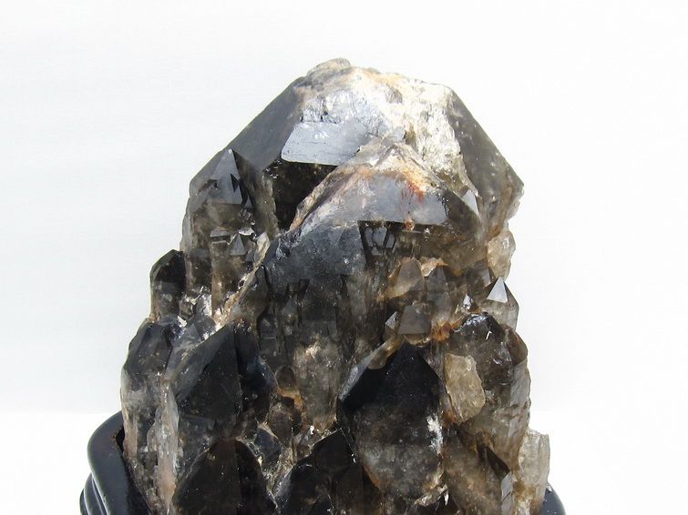 7.3Kg モリオン 黒水晶 原石 エレスチャル 台座付属 一点物 送料無料