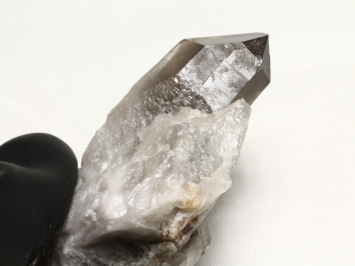 超キラキラ透明】天然スモーキークォーツ 大きめクラスター 煙水晶