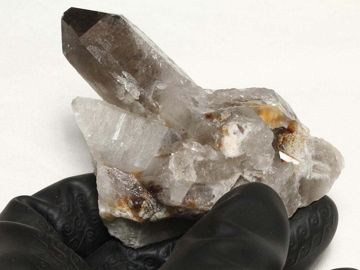 スモーキークォーツ クラスター ブラジル産 煙水晶 原石 一点物 272 