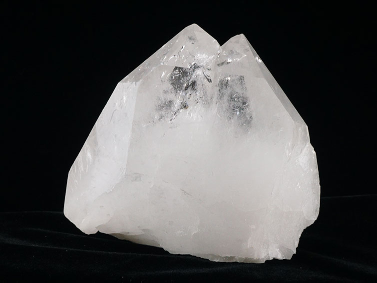 天然石　アーカンソー産　水晶クラスター 水晶 クラスター 虹入り ツインクリスタル アーカンソー産 送料無料