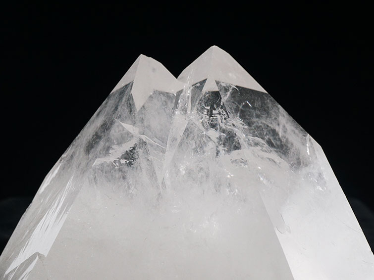 水晶 クラスター 虹入り ツインクリスタル アーカンソー産 送料無料