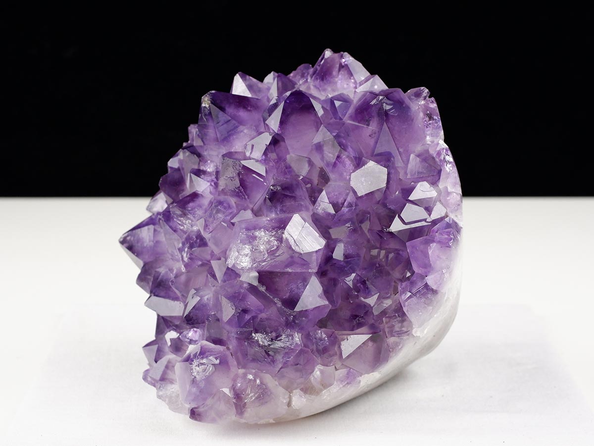 1.7Kg アメジスト クラスター 原石 ウルグアイ産 花型 フラワー