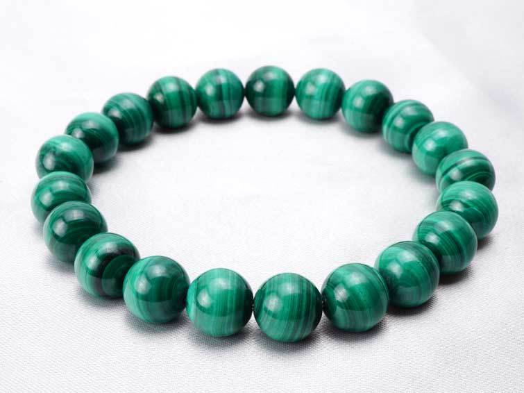 ޥ饫 ֥쥹å 10mm malachite  ֥쥹  ǥ ꡼ ȯ  [M 1/10] 711-354