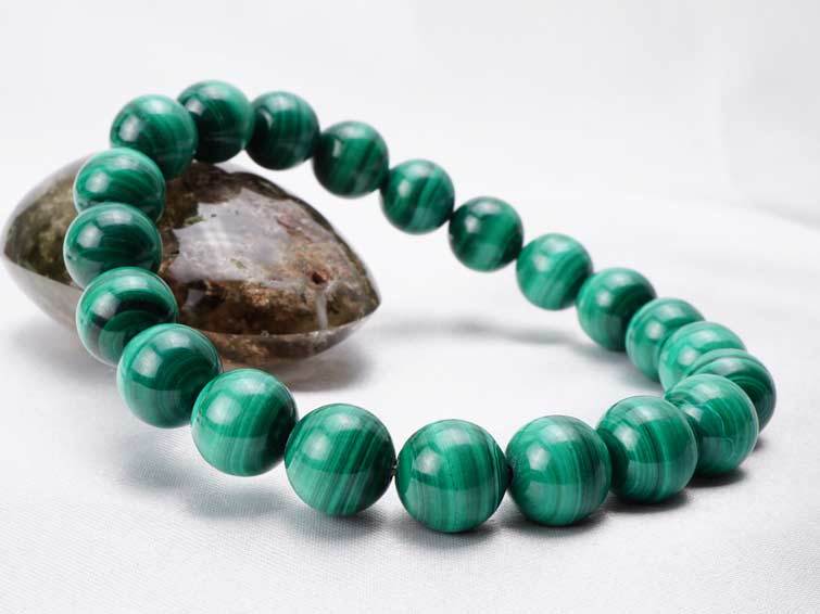 ޥ饫 ֥쥹å 10mm malachite  ֥쥹  ǥ ꡼ ȯ  [M 1/10] 711-354