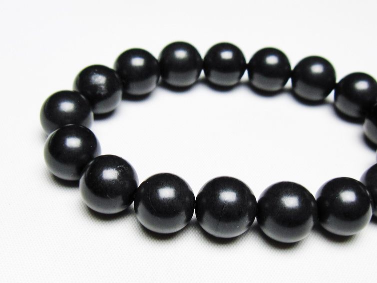 ֥åꥫ ֥쥹å 12mm black silica  ֥쥹 bracelet  ǥ ֥쥹 ȯ  [M 1/5] 711-406