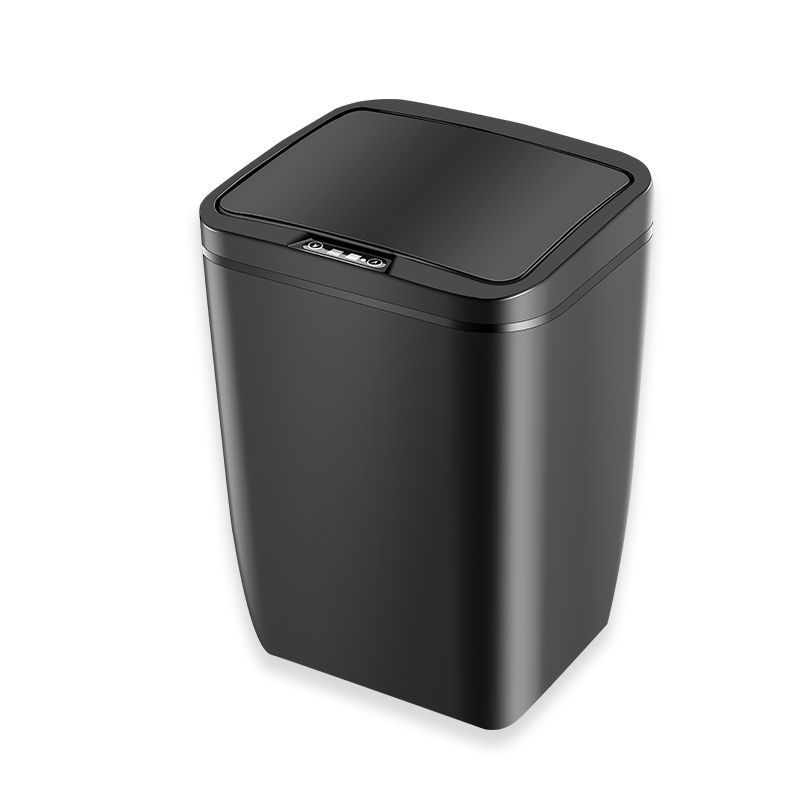 ゴミ箱 ごみ 自動 開閉 センサー ダストボックス キッチン 電池 おしゃれ リビング 電動 コンパクト ホワイト インテリア シンプル 寝室 蓋付き プラスチック | ブランド登録なし | 02