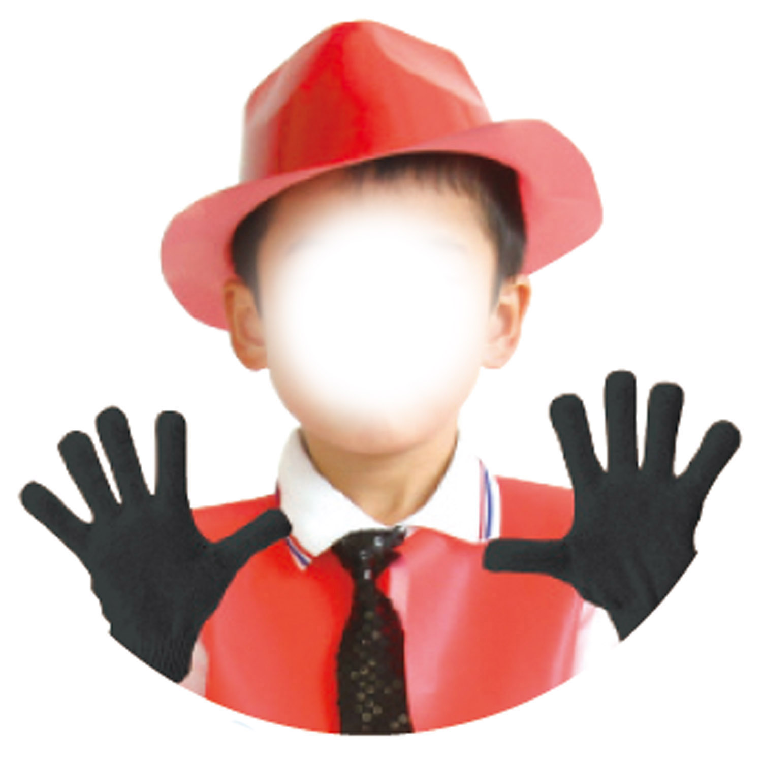 低学年用カラーのびのび手袋 蛍光ピンク(226...の詳細画像3