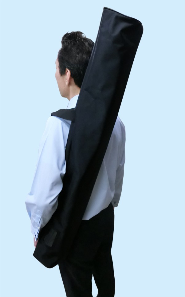 MyGO!!!!! 大旗 収納袋付き TOSPA 旗収納ケース(L) ハンディバッグ 黒ナイロン(サイズ：155×13