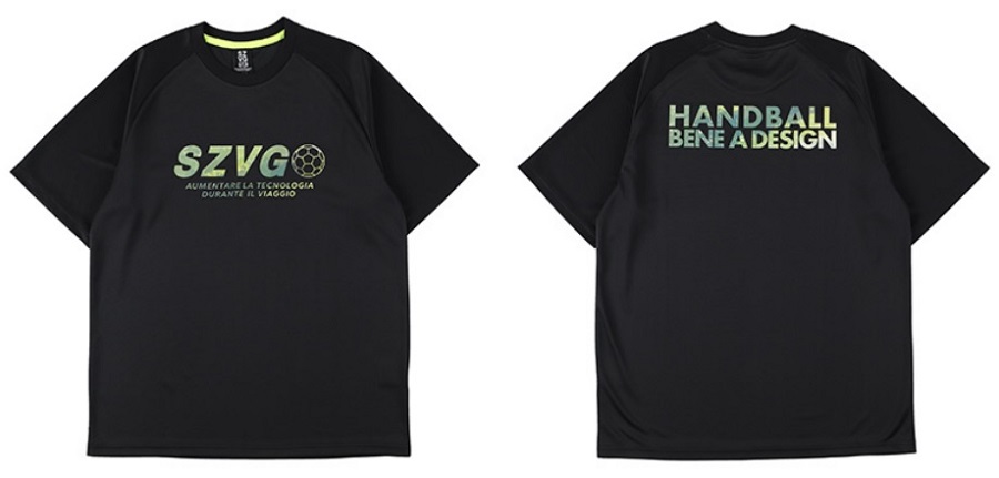 ハンドボール tシャツ スパッツィオ メンズ レディース プラクティスシャツ VG0063 黒 ハン...