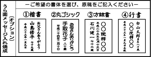 メッセージ注意点