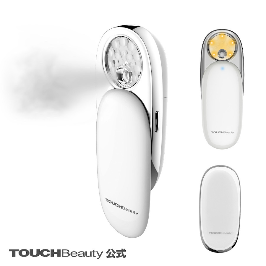 TOUCHBeauty ポータブルフェイシャルミスト ハンディミスト LED美顔器 フォトフェイシャル タッチビューティ TB-1185 送料無料