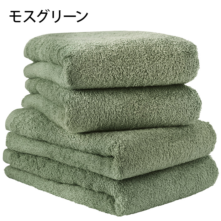 フェイスタオル ビッグ ＜同色4枚セット＞  ホテルスタイルタオル 日本製 泉州タオル まとめ買い サタプラ サタデープラス 圧縮 セール 送料無料 | ヒオリエ | 21