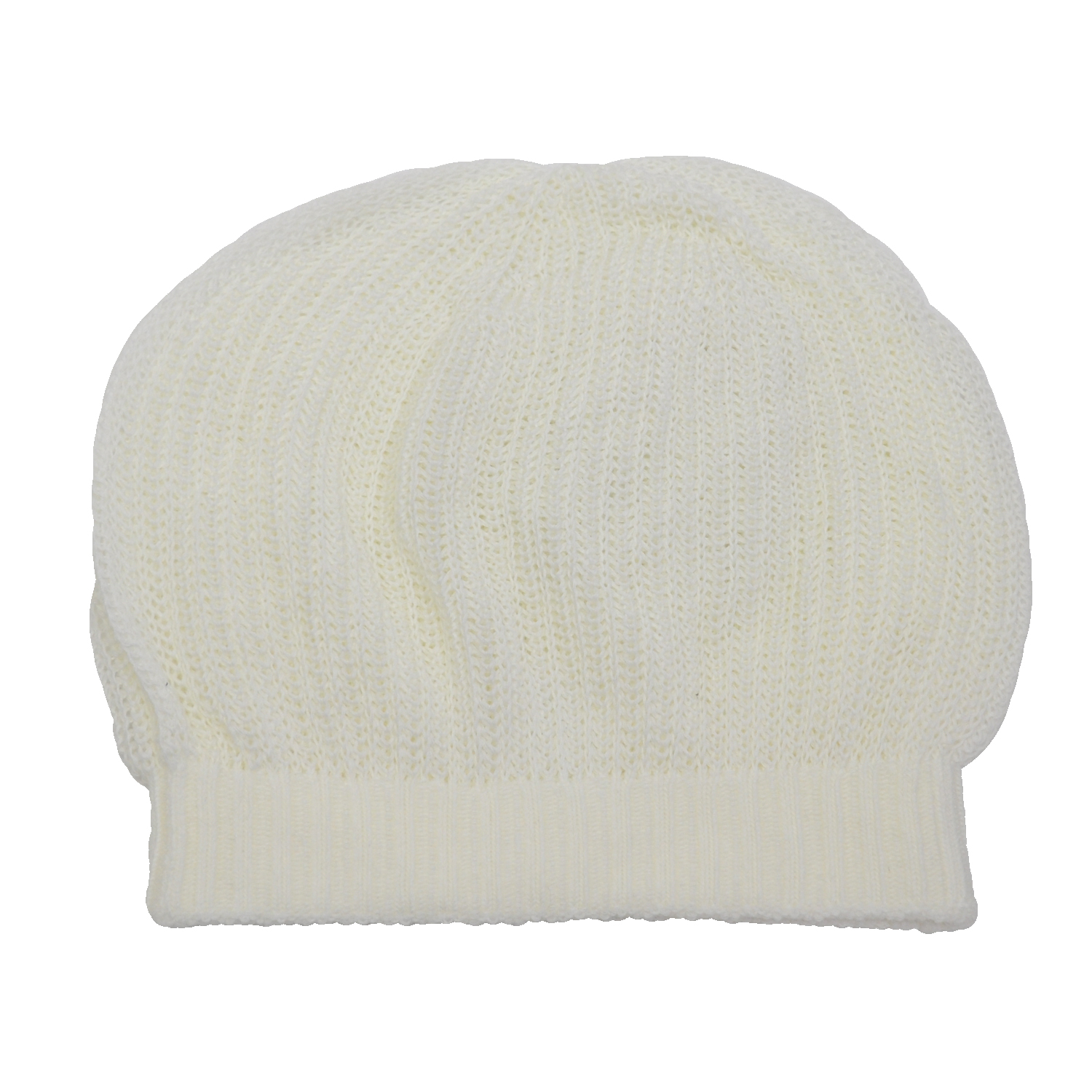 じん様　ニット帽 ホワイト EdgeCity（エッジシティ） ニット帽 メンズ レディース オールシーズン