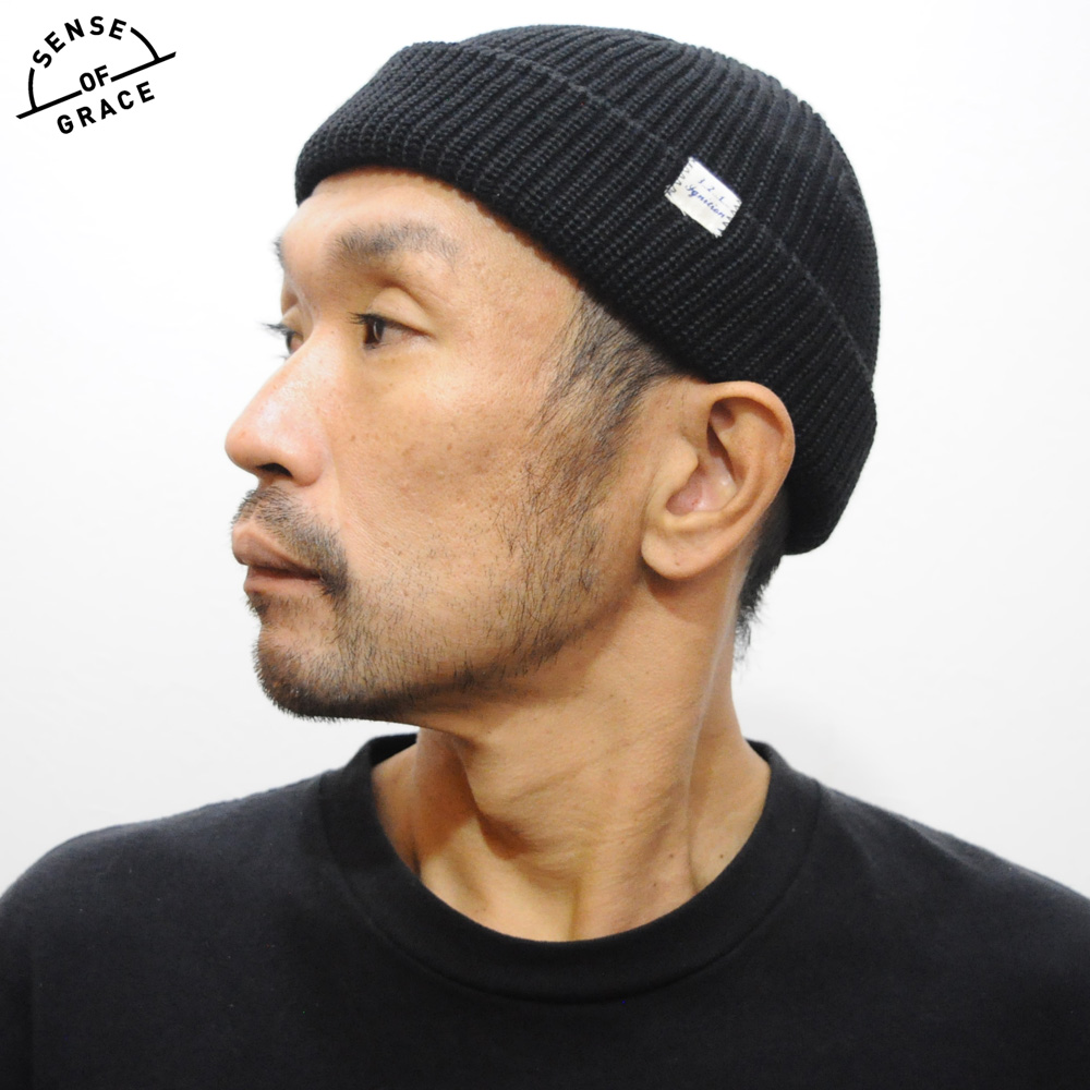 Sense of Grace ニット帽 ロールワッチ 浅め 折り返し メンズ