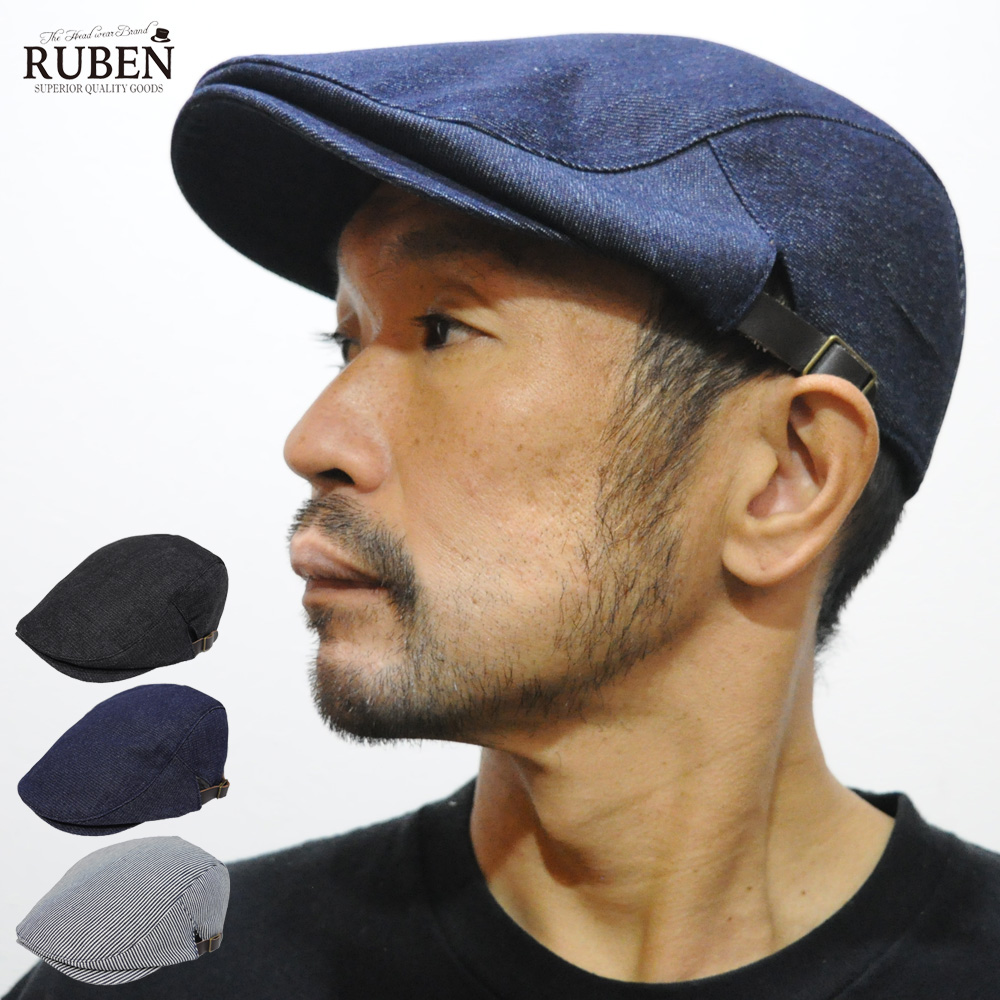 45R ハンチング 帽子 Ruben 帽子 ハンチング ハンチング帽 鳥打ち帽 メンズ