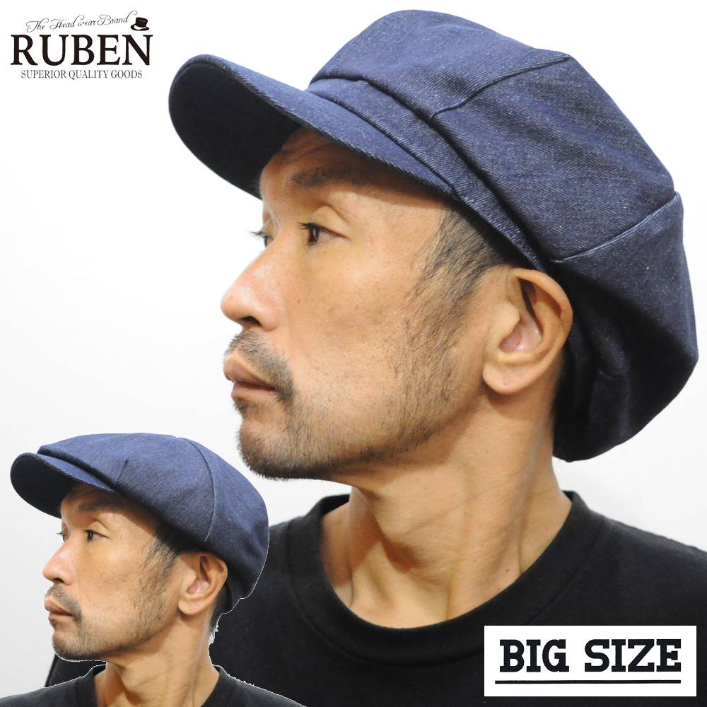 帽子 大きいサイズ キャスケット メンズ レディース ビッグサイズ ルーベン Ruben｜touge｜03
