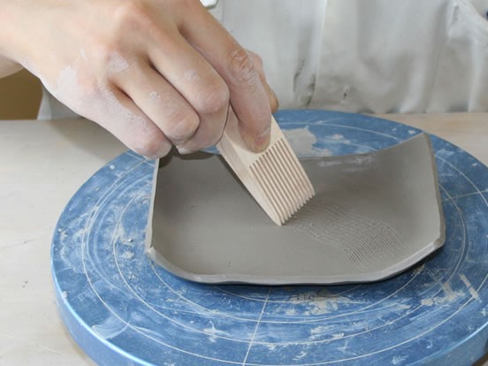 木ぐしの商品使用イメージです。