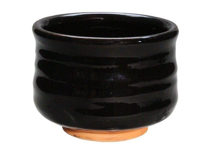 楽焼釉薬　無鉛　黒色釉　の色見本です