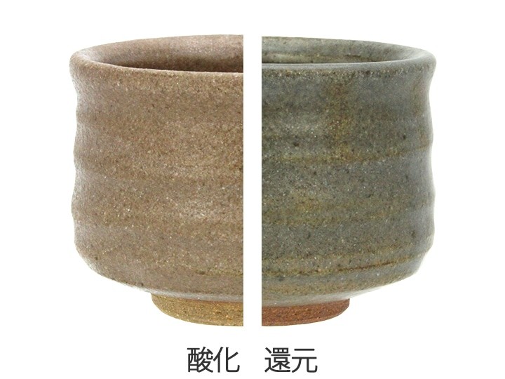 基礎釉薬　艶消透明釉　の色見本