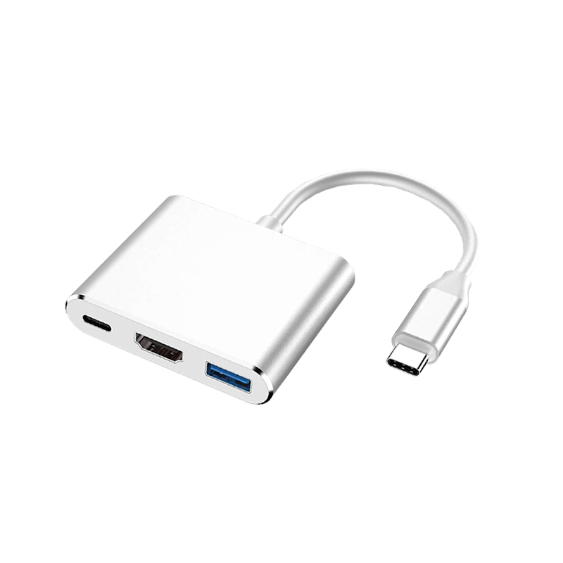 Type-Cアダプター 3in1 変換アダプター macbook mac book マルチポート HDMI USB 充電対応 パソコン (Type-C/ HDMI/USB3.0) USBハブ送料無料 :a00432:近未来電子問屋 - 通販 - Yahoo!ショッピング