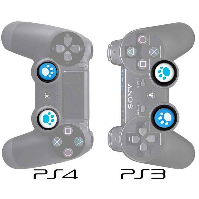 PS4 PS5 XBOX ONE 360対応 アナログスティックカバー プレイステーション Switch Proコン ジョイスティック 肉球 猫 パステルカラー 全2色 各色2個 4個セット｜tougen｜11