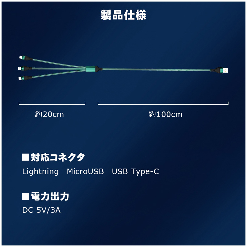 dc5v（PC用Lightningケーブル）の商品一覧｜PCケーブル、コネクタ