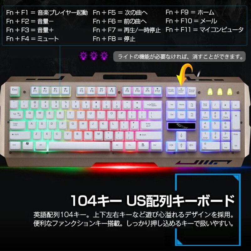 ラッピング用】ゲーム4点セット ゲーミングキーボード マウス ラッピング用】ゲーム4点セット ゲーミングキーボード マウス